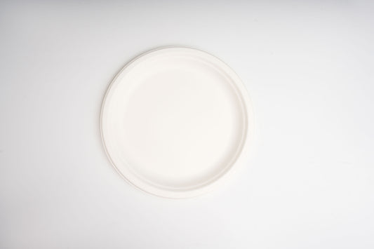 Sugarcane Round Plate | 7" | 1000 count